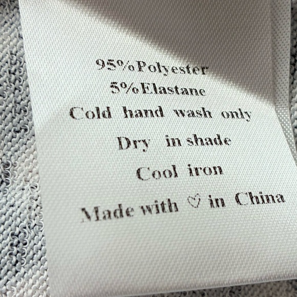 VRG Girl Don't Look Back Black & White Geometric Pattern Dress 10 - Picture 16 of 16